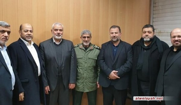 قائد قوات "القدس" يؤكد لـ "هنية" جاهزية إيران للعمل على إفشال صفقة القرن