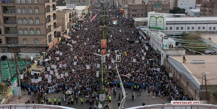 اليمنيّون يملأون الساحات نصرة لغزة ودعماً لمقاومتها