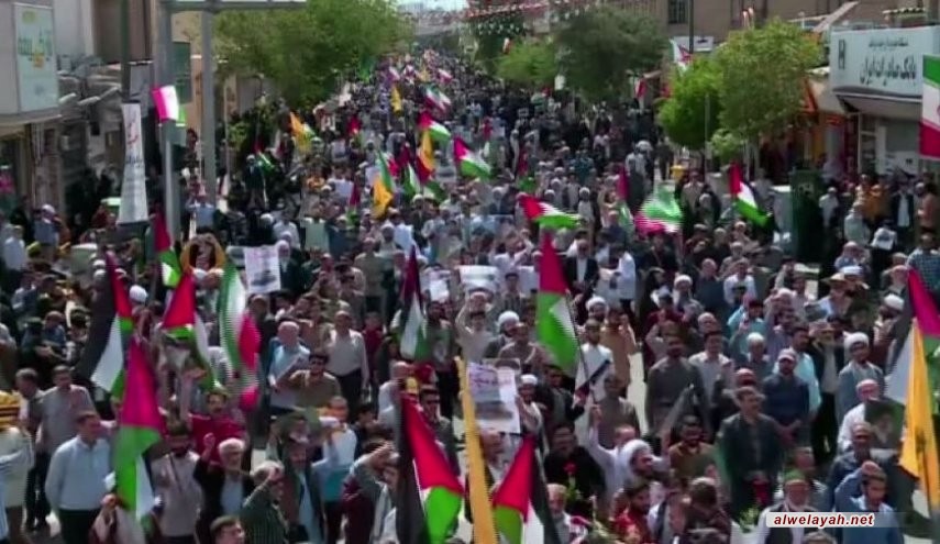 مسيرات حاشدة في إيران دعما لعملية 'الوعد الصادق' التاريخية
