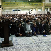 تقرير مصور عن لقاء أساتذة الجامعات مع قائد الثورة الإسلامية 28 رمضان 1434هـ