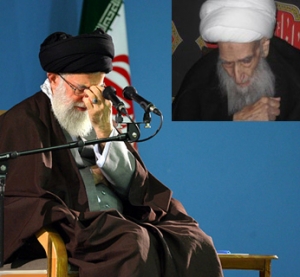 قائد الثورة الإسلامية يعزي بوفاة آية الله الشيخ علي صافي گلبايگاني