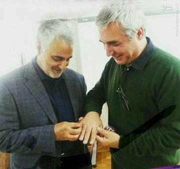 هدية الحاج قاسم سليماني للمخرج الإيراني ابراهيم حاتمي كيا
