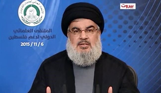 السيد نصر الله: انتفاضة "السكاكين" ترعب الصهاينة