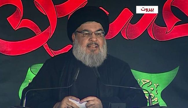 السيد نصر الله يدعو العالم الإسلامي إلى دعم الشعب الفلسطيني