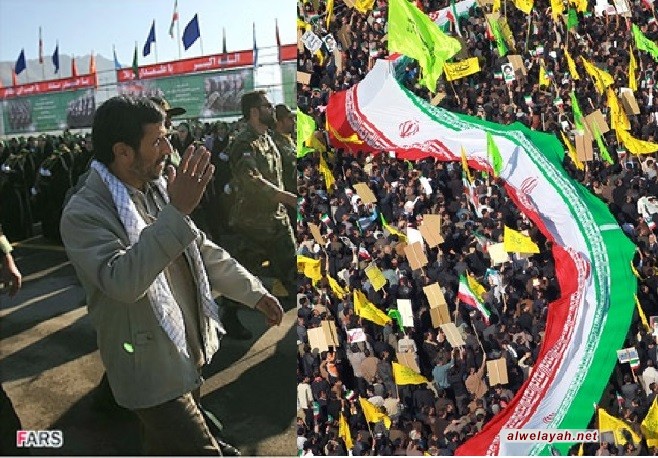 أحمدي نجاد: انتصار الثورة أحدث نقلة كبرى في مسيرة البشرية