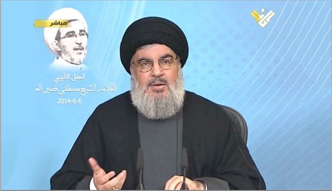 السيد نصر الله:الحل بسوريا يبدأ وينتهي مع الرئيس الأسد