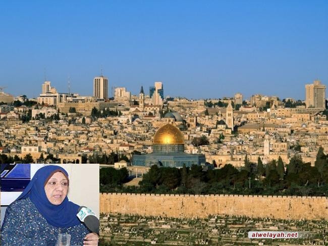 كاتبة إسلامية تؤكد ضرورة تحرك الشعوب ضد المشروع الصهيوني