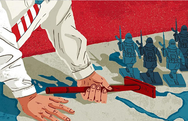 العدو يخوف الدول من بعضها