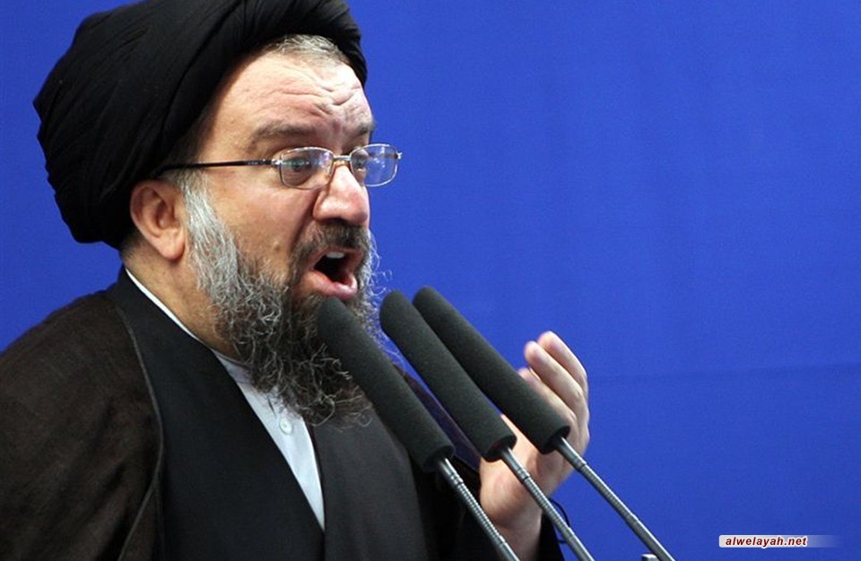 خطيب جمعة طهران: الإمام الخميني (قدس سره) ألجم الكيان الصهيوني