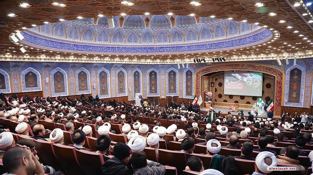 مراسم تأبين أربعينية قادة المقاومة الشهداء قاسم سليماني والحاج أبو مهدي المهندس ورفاقهم في قم المقدسة