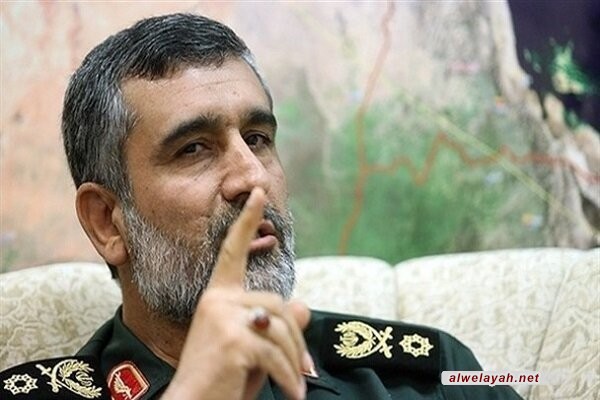 قائد القوة الجوفضائية الإيرانية يتوعد قتلة الشهيد فخري زاده