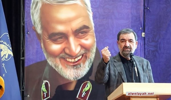 رضائي: استشهاد القائد سليماني سيتحول إلى منارة للشباب في الخطوة الثانية للثورة