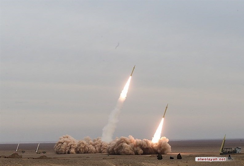عشرات الصواريخ للحرس الثوري تصيب أهدافا في الأراضي المحتلة