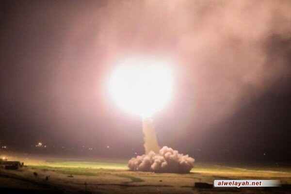 الحرس الثوري يطلق عشرات الصواريخ على القاعدة الأمريكية في العراق