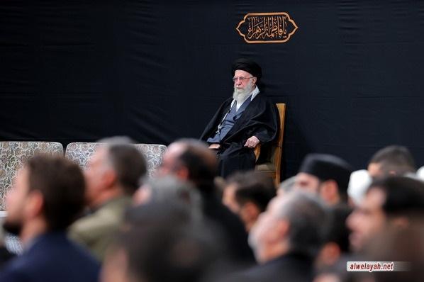 بحضور قائد الثورة: الليلة الثانية من عزاء استشهاد السيدة الزهراء (ع)