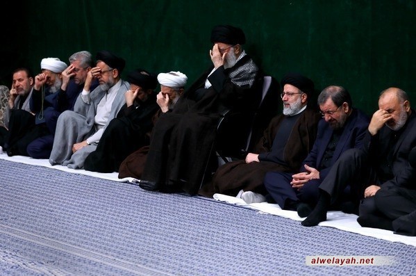 إقامة الليلة الأولى من مراسم العزاء الحسيني بحضور قائد الثورة الإسلامية