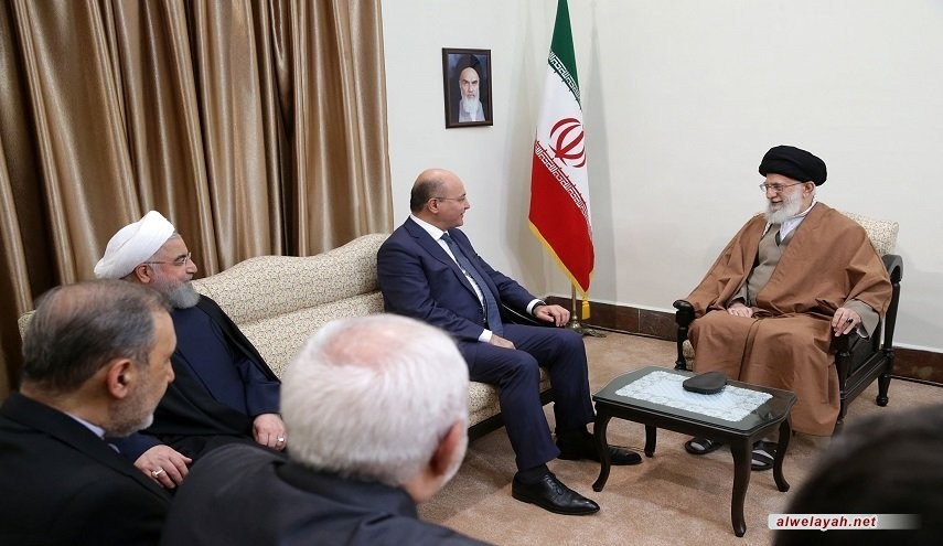 قائد الثورة الإسلامية: إيران تحرص على وجود عراق قوي ومستقل