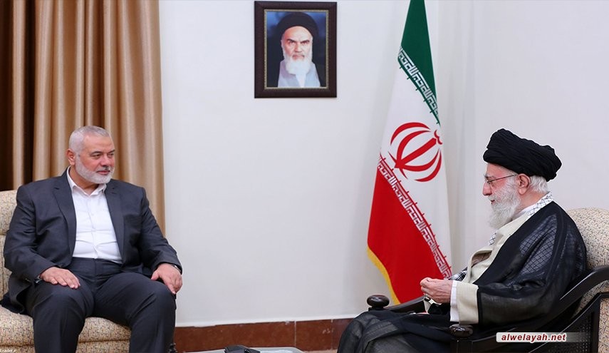 تفاصيل لقاء هنية مع قائد الثورة الإسلامية