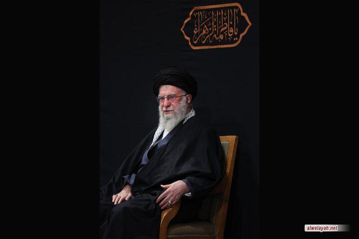 إقامة مراسم عزاء ذكرى شهادة السيدة فاطمة الزهراء (س) بحضور سماحة قائد الثورة الإسلامية