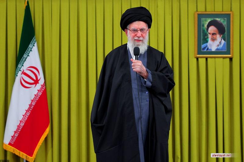 الإمام الخامنئي يشكر الشعب الإيراني على المشاركة المليونية في مسيرات ذكرى انتصار الثورة الإسلامية