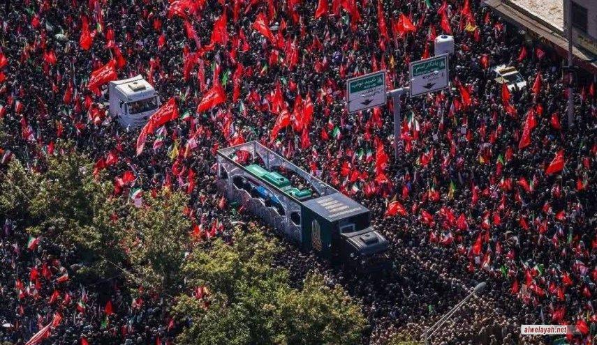 الوداع الأكثر خلوداً في التاريخ؛ تشييع قائد الثورة الشهيد وتغيير رواية وسائل الإعلام العالمية