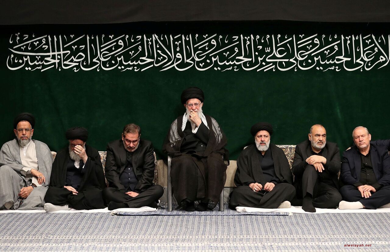 إقامة مراسم الليلة الأخيرة للعزاء الحسيني بحضور قائد الثورة