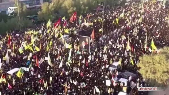 مدينة النجف الأشرف تشيّع إمام الأمة في مشهد مليوني مهيب