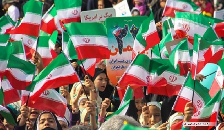 مسيرات مليونية في إيران احتفالاً بذكری انتصار الثورة الإسلامية