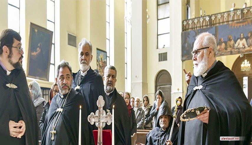 ارامنة ايران يقيمون مراسم اربعين للشهيد القائد الإمام آية الله السيد علي الخامنئي (ره)