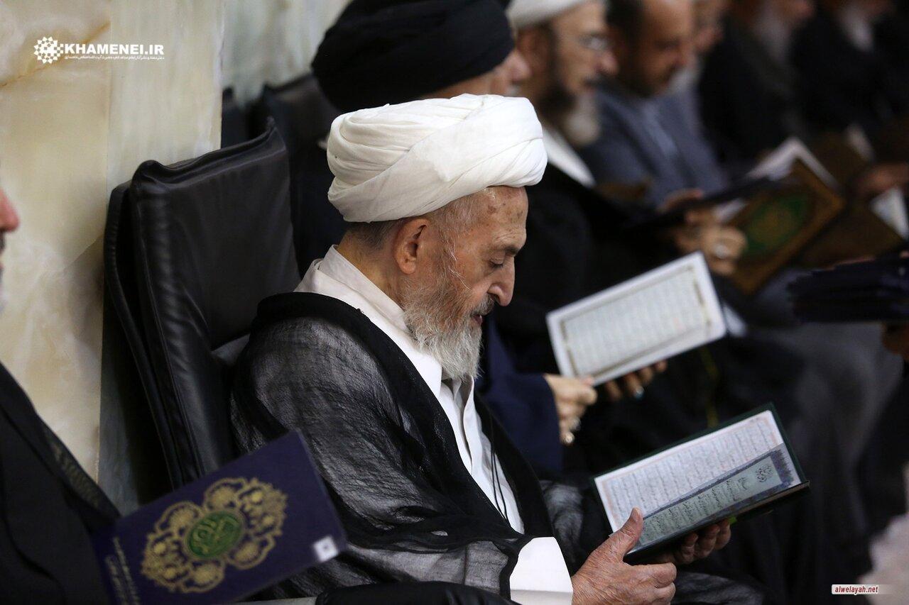 مراسم تأبين قائد الثورة الإسلامية الشهيد برعاية سماحة آية الله العظمى السبحاني