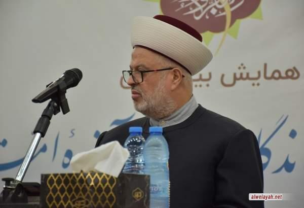 الشيخ جعيد: وحدة الشيعة والسنة ثمرة دعم الإمام الخميني (ره).."إسرائيل" عدو المسلمين