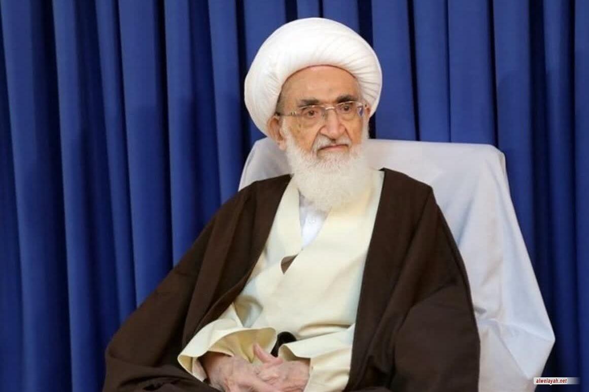 آية الله العظمى نوري الهمداني يدين الهجمات الصهيونية الأخيرة على لبنان