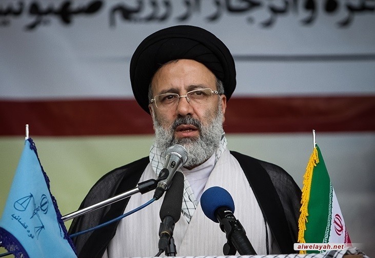 آية الله رئيسي: دم الشهيد قاسم سليماني بداية لنهاية تواجد المستكبرين في المنطقة