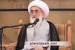 آية الله العظمى نوري الهمداني: ينبغي محاربة الكيان الإسرائيلي وإزالته من المنطقة