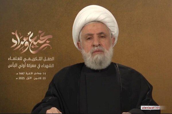 الشيخ نعيم قاسم: لبنان يواجه عدواناً «إسرائيلياً» توسعياً خطيراً يجب مواجهته بكل الوسائل والسبل