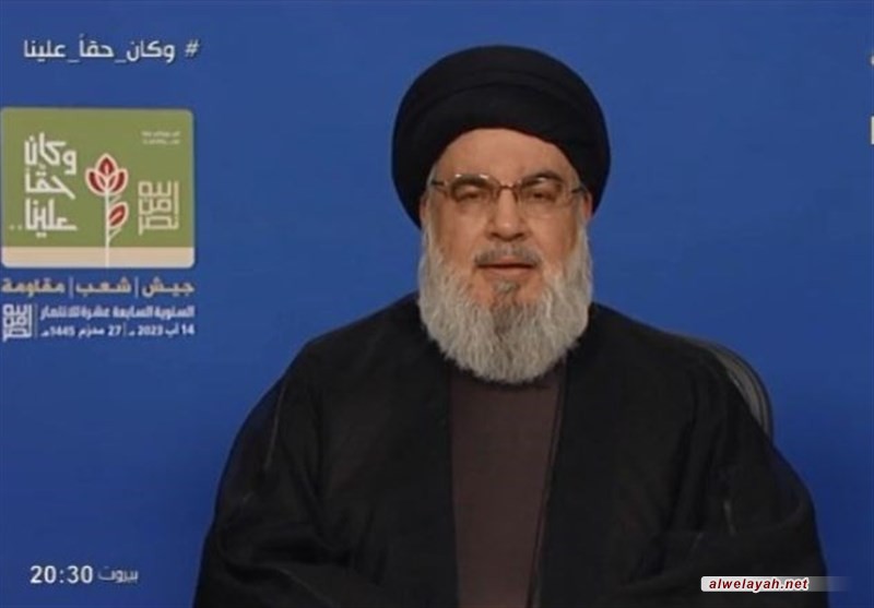 السيد نصر الله: المقاومة جعلت الجبهة الداخلية الإسرائيلية جزءاً من الحرب بعد أن كانت قبل 2006 بمنأى عن ذلك