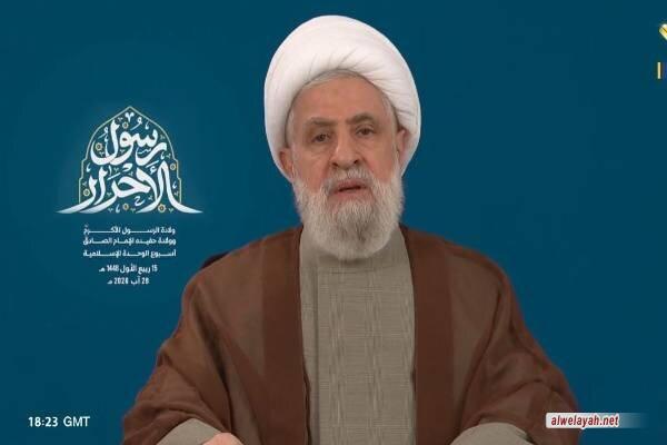 الشيخ نعيم قاسم: "إسرائيل" فشلت في حروبها الثلاث بسبب صمود الشعب