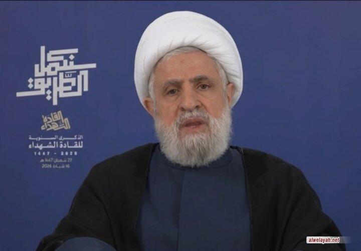 الشيخ نعيم قاسم: أمريكا شريك كامل للكيان الصهيوني.. لا نريد الحرب ولكن مستعدون للدفاع والمواجهة