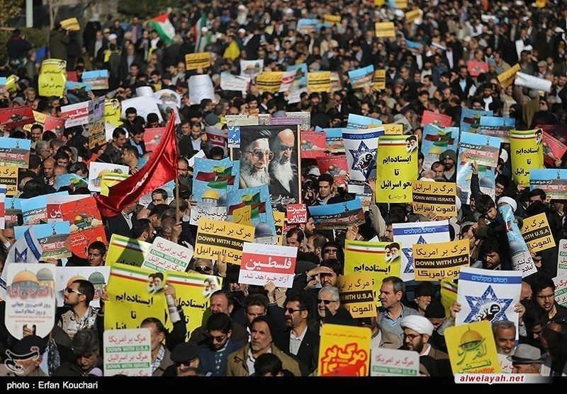 انطلاق أكثر من ألف تظاهرة في إيران تنديداً بقرار ترامب