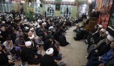 آية الله العظمى السيستاني يقيم مراسم تأبين لقائد الثورة الإسلاميّة الشهيد في قم